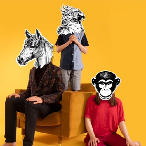 			Horse Ape Bird Banner