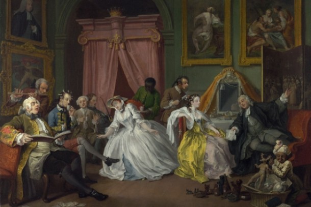 Hogarth Marriage Painting