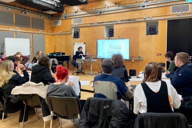 Score Reading Course in the Lir - Students in Class