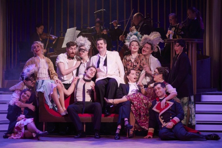 			Full Ensemble in INOs Production of Die Fledermaus 2025 Photo By Ros Kavanagh