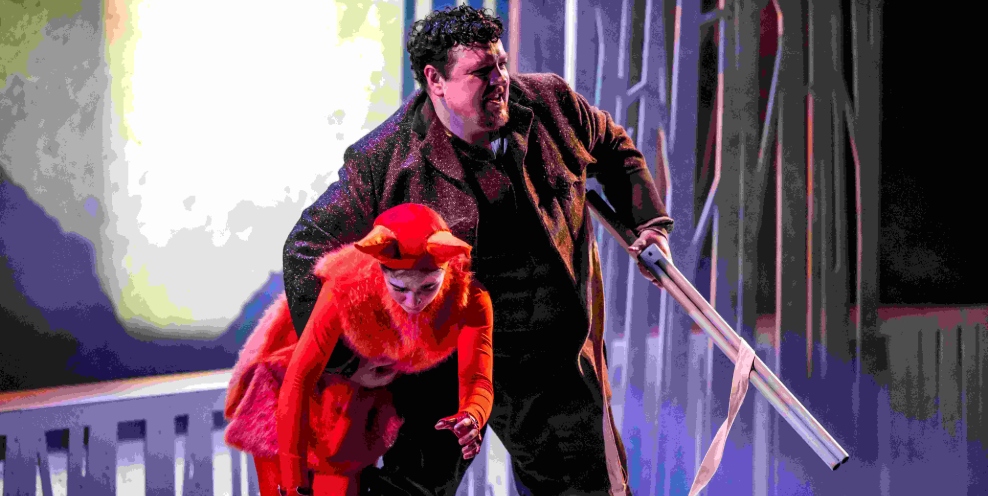 Ceola Roy Little Sharp Ears Benjamin Russell Forester in IN Os The Cunning Little Vixen Photo Ruth Medjber