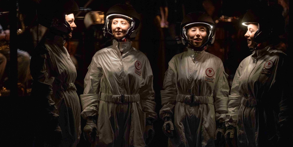 Doreen Curran Svetlana Sarah Richmond Judith Nina Guo Sally and Jade Phoenix Valentina in the INO Production of MARS Photo Pat Redmond 1584