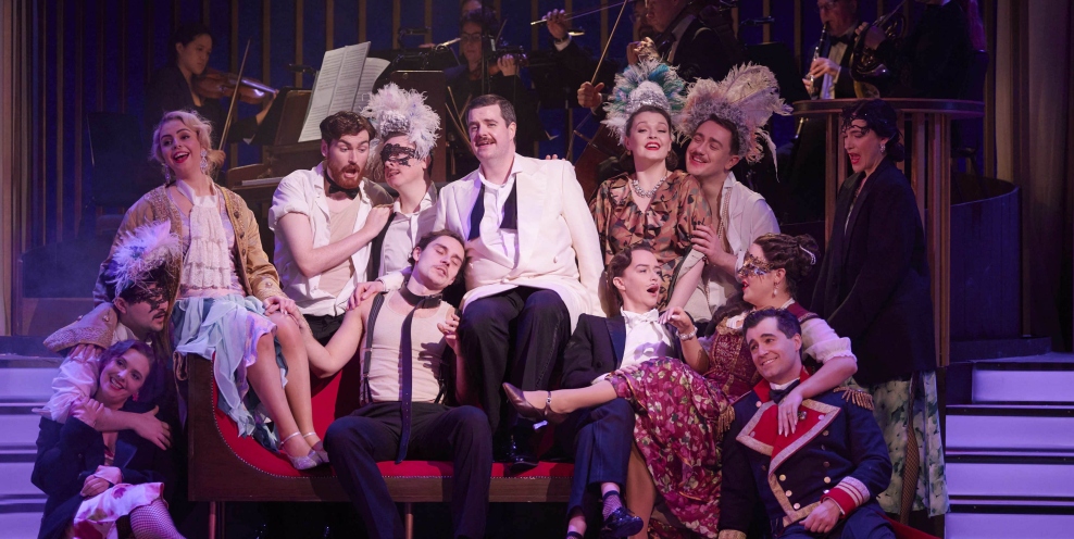 Full Ensemble in INOs Production of Die Fledermaus 2025 Photo By Ros Kavanagh