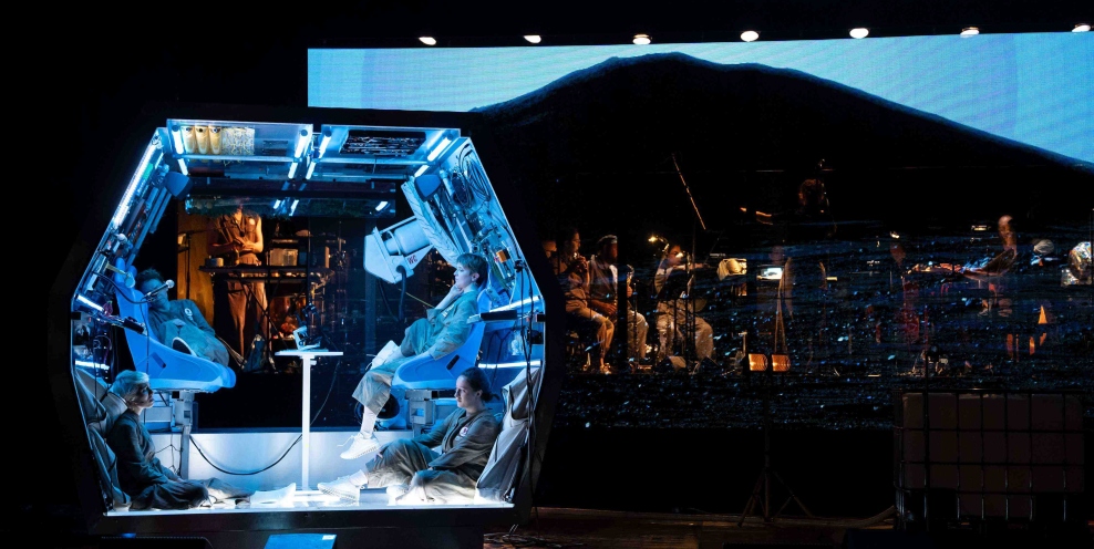Full emsemble and the INO Orchestra in the INO Production of MARS Photo Pat Redmond 2219
