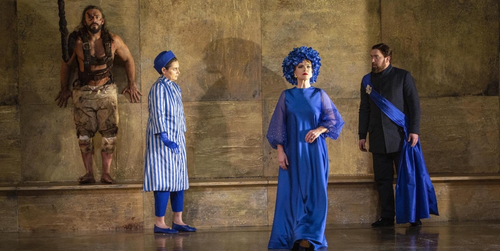 Gianluca Margheri, Claire Booth, Aoife Miskelly,Eric Jurenas, Bajazet, Photo by Kip Carroll