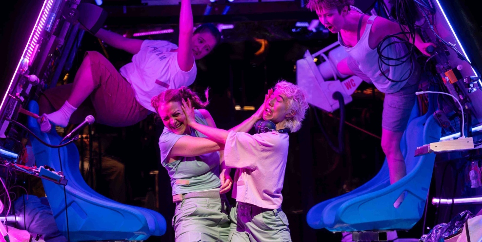 Jade Phoenix Valentina Doreen Curran Svetlana Nina Guo Sally and Sarah Richmond Judith in the INO Production of MARS Photo Pat Redmond 1076