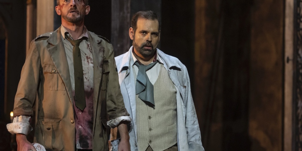 John Molloy Angelotti And Dimitri Pittas Cavaradossi In Inos Tosca Pic Pat Redmond