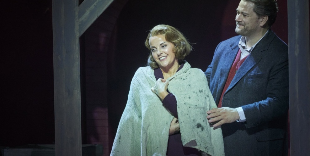 Merūnas Vitulskis Rodolfo and Celine Byrne Mimì in INOs production of La bohème 2023 photo Ros Kavanagh 3