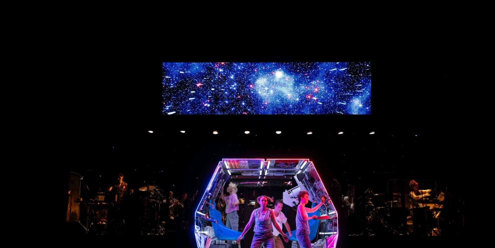 Nina Guo Sally Doreen Curran Svetlana Jade Phoenix Valentina and Sarah Richmond Judith in the INO Production of MARS Photo Pat Redmond 0670