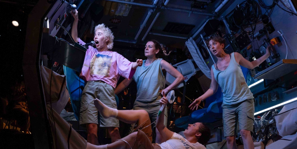 Nina Guo Sally Doreen Curran Svetlana Jade Phoenix Valentina and Sarah Richmond Judith in the INO Production of MARS Photo Pat Redmond 1205