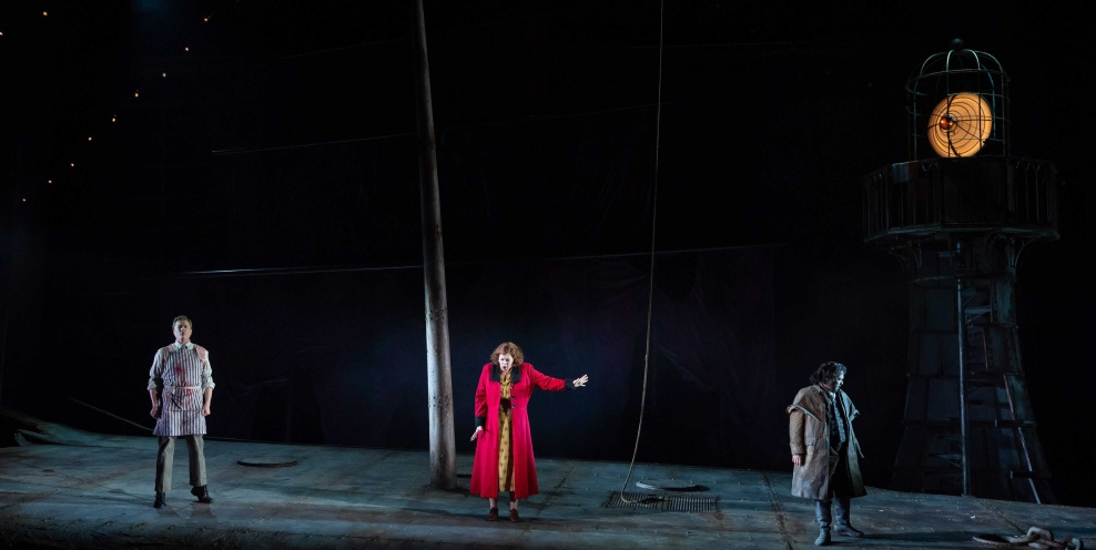 Toby Spence Eric Giselle Allen Senta Jordan Shanahan The Dutchman in Irish National Operas The Flying Dutchman Photo Patrick Redmond